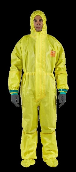 Ansell&nbsp;AlphaTec&trade; 3000 Chemical Protective Suit Ultrasonically Welded and Taped, Model 122